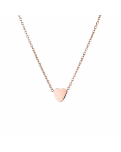 316L Short Clavicle Chain Necklace Fashion Love Necklace Ladies Stainless Steel 