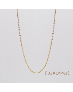 DIY Natural Stone Drip Oil Pendant Simple Stainless Steel Necklace