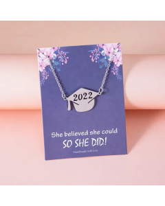 Graduation Season Doctor Hat Stainless Steel 2022 Necklace