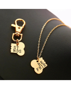 Cute Dog Bone Pendant Stainless Steel Necklace 