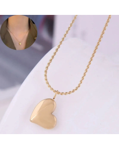 Personality Necklace Exquisite And Sweet Love Titanium Steel 