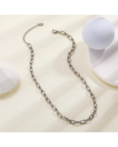 Fashion Female Titanium Steel O-Shaped Pure Non-Fading Necklace