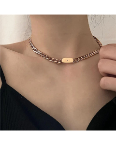 Thick Chain Necklace Hip Hop Style Stainless Steel Wholesale