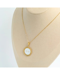 Special-Interest Design Oil Dripping Craft Gold Plated 18K Jewelry Titanium Steel Double Eleven Stainless Steel Colorza Style Necklace 