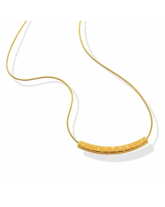 Fashion Gold-Plated Square Snake Chain Star Clavicle Necklace Titanium Steel  Jewelry