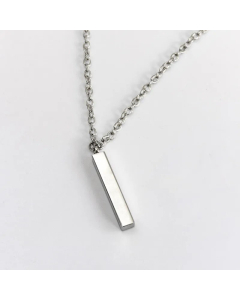 Daily Electroplating Stainless Steel Rectangular Necklace Wholesale