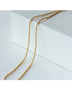 Simple Style Beaded Beads Stainless Steel Necklace Geometric Titanium Steel Necklace 