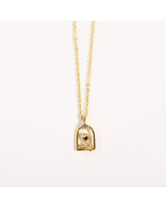 Fashion Gold Plated Stainless Steel Necklaces Rose Titanium Steel Necklace 