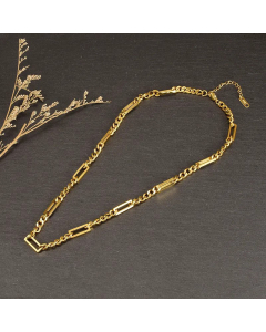 Plain Plating Stainless Steel Necklaces Solid Color Titanium Steel Necklace 