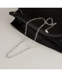 Minimalism O-Shaped Chain Titanium Steel Necklace Plating Stainless Steel Necklaces