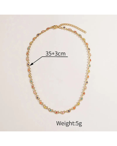 Fashion Heart Stainless Steel Necklace Plating Stainless Steel Necklaces
