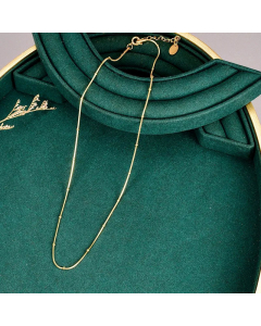 Simple Style Beaded Stainless Steel Necklaces Geometric Stainless Steel Necklace 
