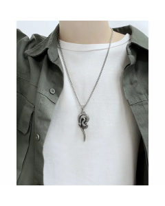 Hip-Hop Plating Stainless Steel Necklaces Snake Stainless Steel Necklace