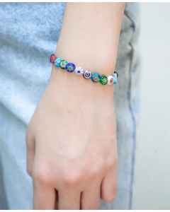 Fashion Plating Colored Glaze Stainless Steel Necklaces Geometric Titanium Steel Necklace  