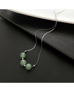 Fashion Geometric Beaded Necklaces Titanium Steel