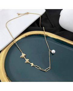 Fashion Geometric Titanium Steel Necklace