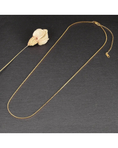 Simple Style Box Chain Titanium Steel Sweater Chain Plating Stainless Steel Necklaces