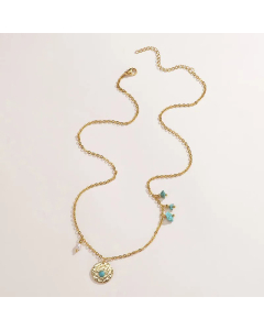 Plating Stainless Steel Necklaces Sweet Star Heart Shape Stainless Steel Necklace