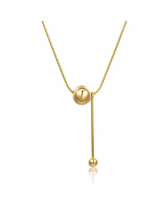 Fashion Plating Stainless Steel Necklaces Ball Stainless Steel Necklace