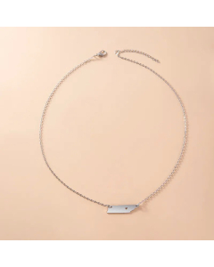 Fashion Plating Stainless Steel Necklaces Map Stainless Steel Necklace 
