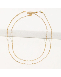 Fine Jewelry Simple Daily Style Stainless Steel Necklace Plating Stainless Steel Necklaces 