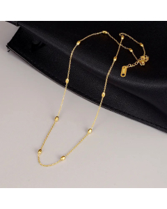 Fine Jewelry Colorza Simple Style Plating Geometric Titanium Steel Necklace 