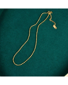 Simple Style Titanium Steel Necklace Plating Stainless Steel Necklaces Jewelry