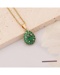 Fashion Zircon Stainless Steel Necklaces Flower Butterfly Stainless Steel Pendant Necklace 
