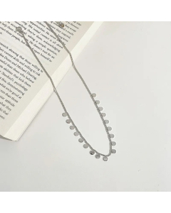 Simple Style Round Stainless Steel Necklace Plating Fine Necklaces