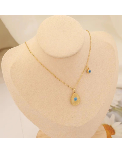 Fashion Geometric Eye Stainless Steel Necklace Plating Stainless Steel Necklaces Bracelet