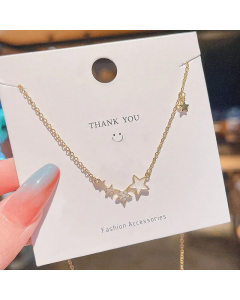 Fashion Star Titanium Steel Necklace Plating Stainless Steel Necklaces
