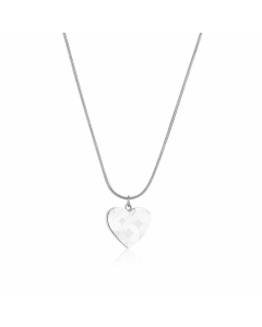 Fashion Heart Shape Stainless Steel Necklace Plating Stainless Steel Necklace