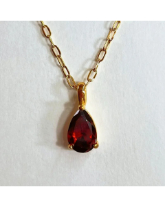 Fashion Plating Zircon Fine Steel Necklaces Water Drops Stainless Steel Necklace