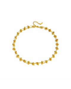 Vintage Style Knot Stainless Steel Necklace Gold Plated Stainless Steel Necklaces