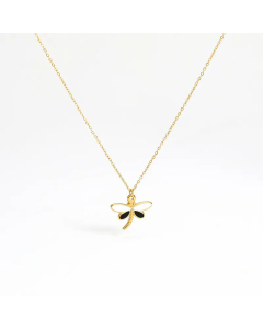 Cute Enamel Stainless Steel Necklaces Dragonfly Stainless Steel Necklace 