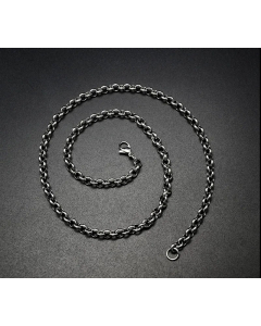 Plain Splicing Chain Titanium Steel Necklace Plating Stainless Steel Necklaces