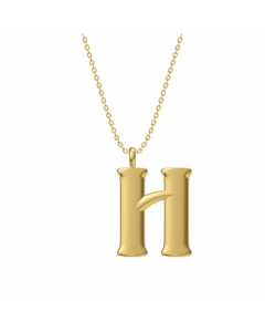 Fashion Style Letter Stainless Steel Pendant Necklace Plating Stainless Steel Necklaces 