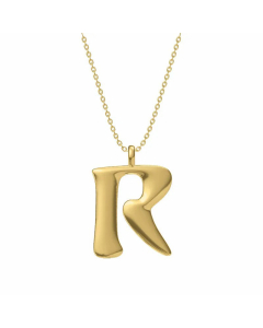 Fashion Style Letter Stainless Steel Pendant Necklace Plating Stainless Steel Necklaces 