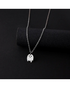 Cute Plating Stainless Steel Necklaces Ghost Stainless Steel Pendant Necklace  Colorza