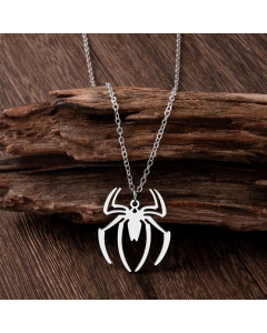 Cool Style Plating Stainless Steel Necklaces Spider Stainless Steel Pendant Necklace Colorza