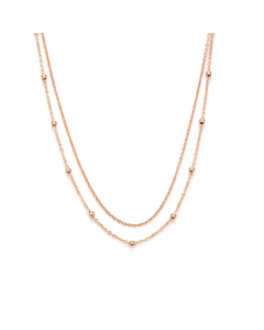 Plain Geometric Titanium Steel Layered Necklaces Plating Stainless Steel Necklaces Fashion Style