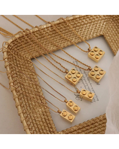 Fashion Geometric Titanium Steel Necklace Stainless Steel Necklaces