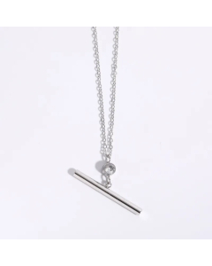 Fine Jewelry Geometric Pendent Plating Stainless Steel Necklace For Daily