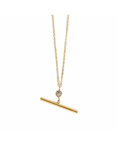 Fine Jewelry Geometric Pendent Plating Stainless Steel Necklace For Daily