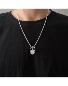 Fashion Polishing Stainless Steel Necklaces Geometric Stainless Steel Necklace 