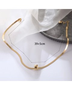 Fashion Plating Stainless Steel Necklaces Colorza Argyle Stainless Steel Necklace