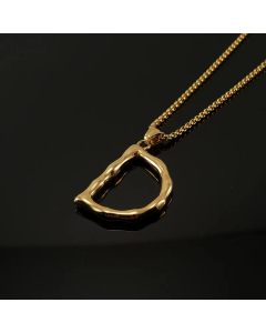 Fashion 26 Letter Pendant Titanium Steel Necklace Stainless Steel Necklaces
