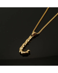 Fashion 26 Letter Pendant Titanium Steel Necklace Stainless Steel Necklaces