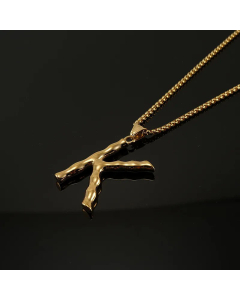 Fashion 26 Letter Pendant Titanium Steel Necklace Stainless Steel Necklaces