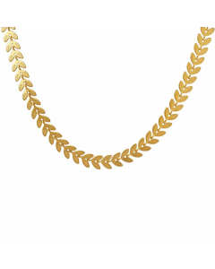 Solid Color Grain Titanium Steel Necklace Plating Stainless Steel Necklaces